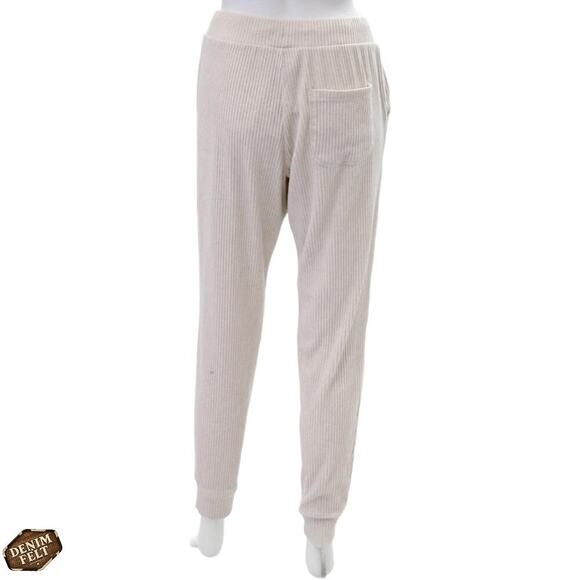 Alo Yoga Muse Sweatpant Bone Ribbed High-Waist Jogger Lounge Pants - Small - Picture 5 of 10